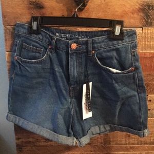 Noisy May cuffed denim juniors jean shorts